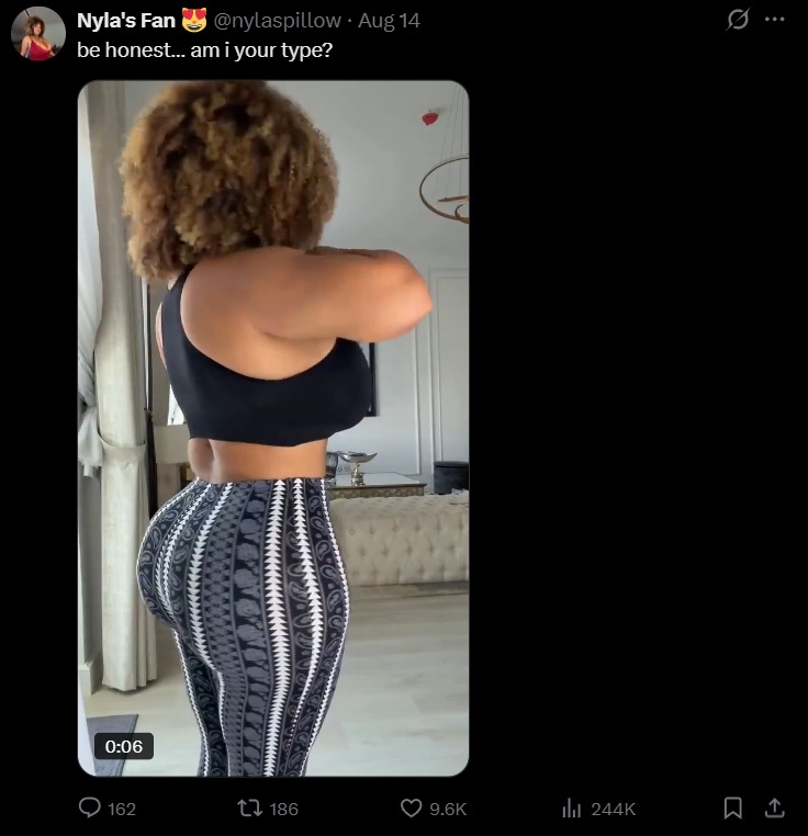 Nyla's real analytics, screenshot 2